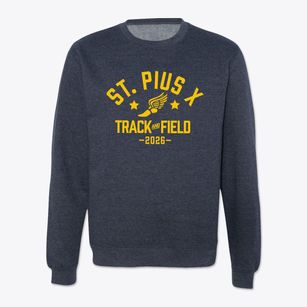 Saint Pius X High School Track and Field Crewneck Sweatshirt