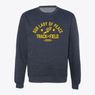 Our Lady Of Peace Parish Track and Field Crewneck Sweatshirt