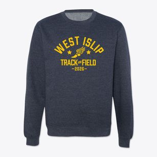 West Islip Middle School Track and Field Crewneck Sweatshirt