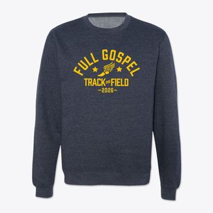 Full Gospel Christian Academy Track and Field Crewneck Sweatshirt