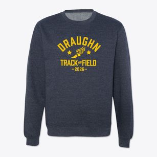 Jimmy C Draughn High School Track and Field Crewneck Sweatshirt