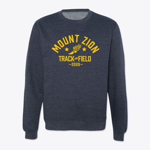 Mount Zion Christian Academy Track and Field Crewneck Sweatshirt