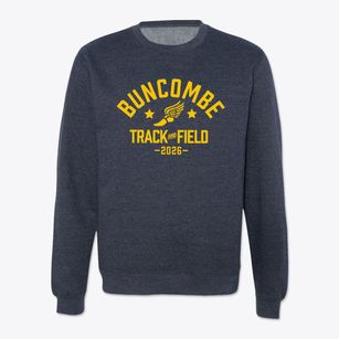 Buncombe Community School East Track and Field Crewneck Sweatshirt