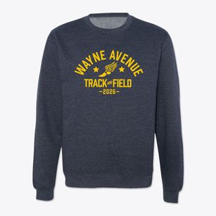 Wayne Avenue Elementary School Track and Field Crewneck Sweatshirt