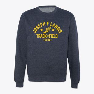 Joseph F Landis Elementary School Track and Field Crewneck Sweatshirt