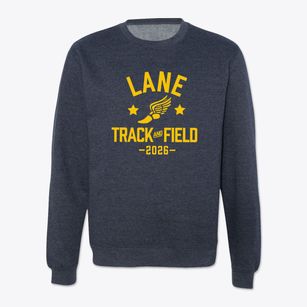Lane Middle School Track and Field Crewneck Sweatshirt