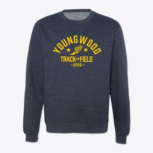 Youngwood Baptist School Track and Field Crewneck Sweatshirt