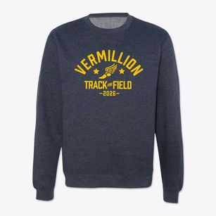 Vermillion Middle School Track and Field Crewneck Sweatshirt