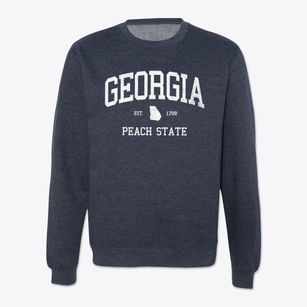  Georgia Slogan Crewneck Sweatshirt