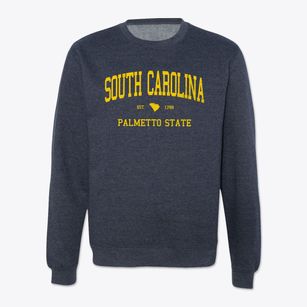  South Carolina Slogan Crewneck Sweatshirt
