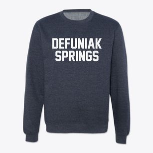 Defuniak Springs Florida Classic Block Crewneck Sweatshirt