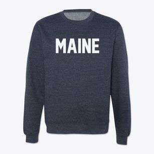 Maine New York Classic Block Crewneck Sweatshirt