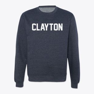 Clayton Wisconsin Classic Block Crewneck Sweatshirt