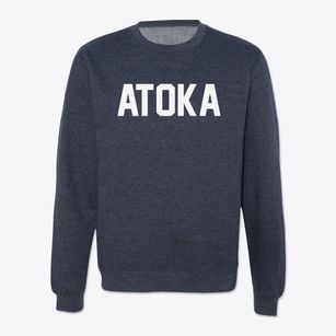Atoka Oklahoma Classic Block Crewneck Sweatshirt
