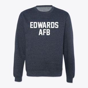Edwards Afb California Classic Block Crewneck Sweatshirt