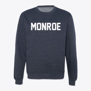 Monroe Utah Classic Block Crewneck Sweatshirt