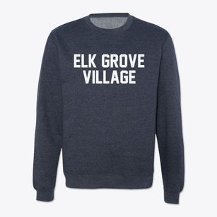Elk Grove Village Illinois Classic Block Crewneck Sweatshirt