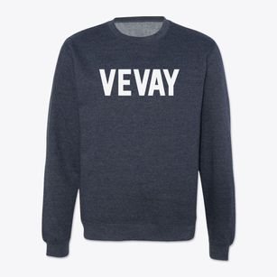 Vevay Indiana Classic Block Crewneck Sweatshirt