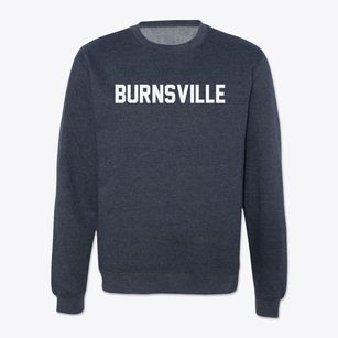 Burnsville North Carolina Classic Block Crewneck Sweatshirt