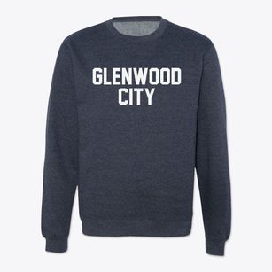 Glenwood City Wisconsin Classic Block Crewneck Sweatshirt