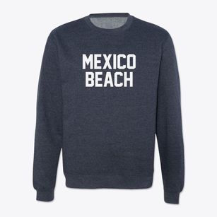 Mexico Beach Florida Classic Block Crewneck Sweatshirt