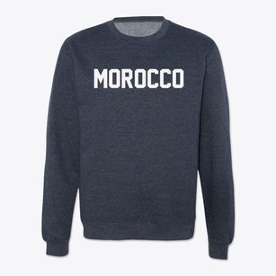 Morocco Indiana Classic Block Crewneck Sweatshirt