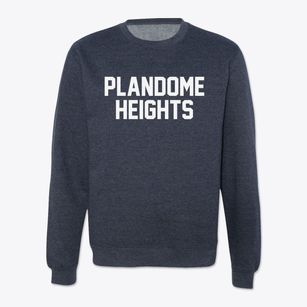 Plandome Heights New York Classic Block Crewneck Sweatshirt