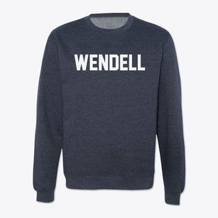 Wendell Massachusetts Classic Block Crewneck Sweatshirt