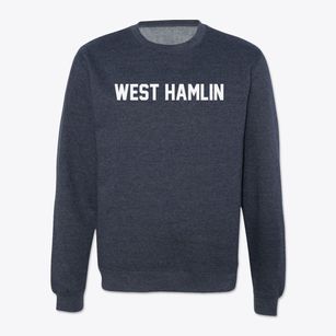 West Hamlin West Virginia Classic Block Crewneck Sweatshirt