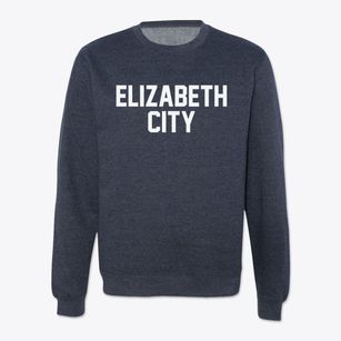 Elizabeth City North Carolina Classic Block Crewneck Sweatshirt