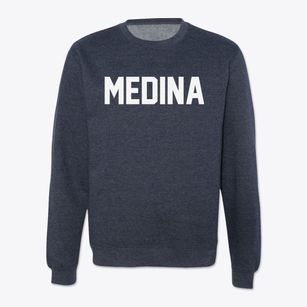 Medina North Dakota Classic Block Crewneck Sweatshirt