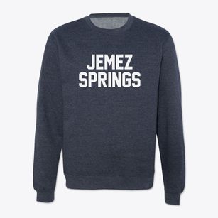 Jemez Springs New Mexico Classic Block Crewneck Sweatshirt
