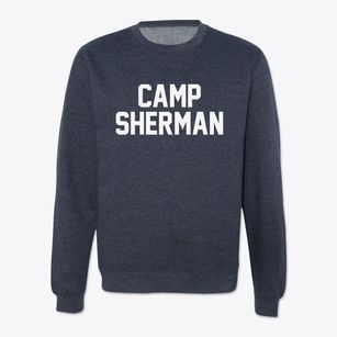 Camp Sherman Oregon Classic Block Crewneck Sweatshirt