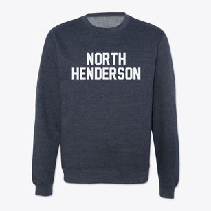 North Henderson Illinois Classic Block Crewneck Sweatshirt