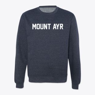 Mount Ayr Indiana Classic Block Crewneck Sweatshirt