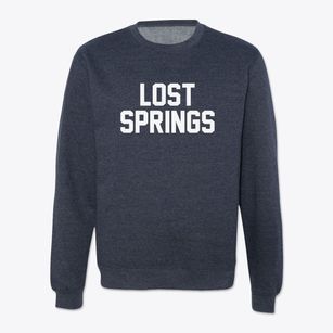 Lost Springs Wyoming Classic Block Crewneck Sweatshirt