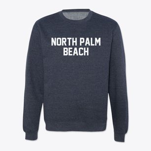 North Palm Beach Florida Classic Block Crewneck Sweatshirt