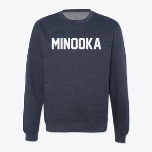 Minooka Illinois Classic Block Crewneck Sweatshirt