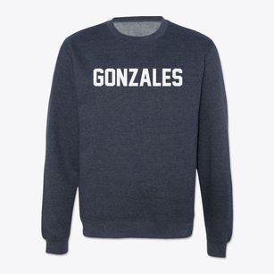Gonzales Louisiana Classic Block Crewneck Sweatshirt