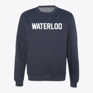 Waterloo Illinois Classic Block Crewneck Sweatshirt