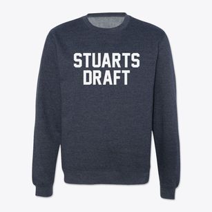 Stuarts Draft Virginia Classic Block Crewneck Sweatshirt