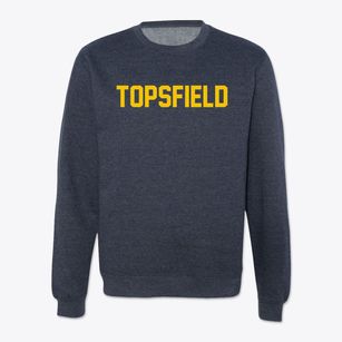 Topsfield Massachusetts Classic Block Crewneck Sweatshirt