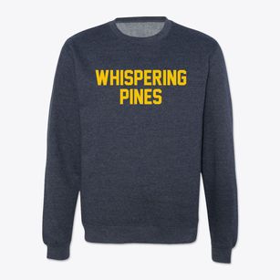 Whispering Pines North Carolina Classic Block Crewneck Sweatshirt