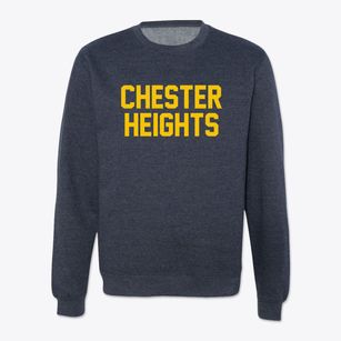 Chester Heights Pennsylvania Classic Block Crewneck Sweatshirt