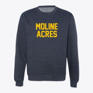 Moline Acres Missouri Classic Block Crewneck Sweatshirt