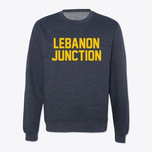 Lebanon Junction Kentucky Classic Block Crewneck Sweatshirt