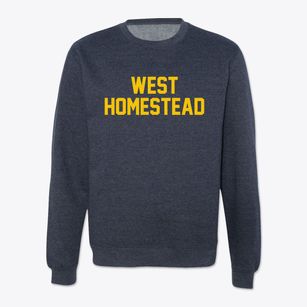 West Homestead Pennsylvania Classic Block Crewneck Sweatshirt