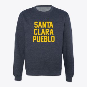 Santa Clara Pueblo New Mexico Classic Block Crewneck Sweatshirt