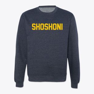 Shoshoni Wyoming Classic Block Crewneck Sweatshirt