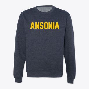 Ansonia Connecticut Classic Block Crewneck Sweatshirt